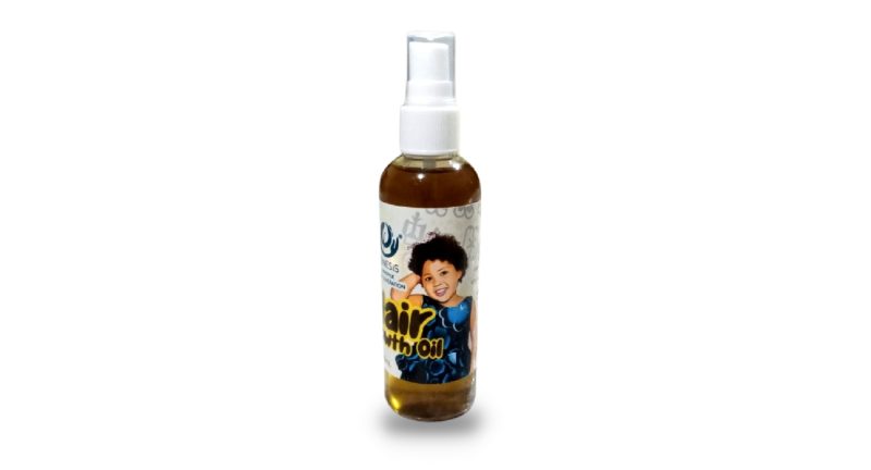 hair with oil