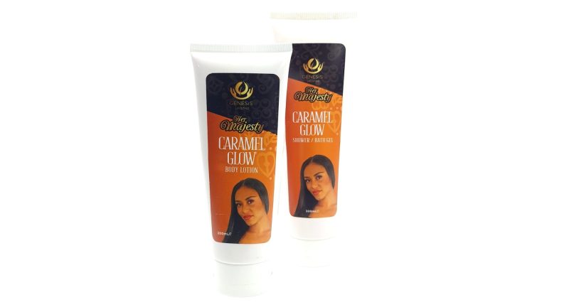 Caramel Glow Set. Shower Gel and Body Lotion
